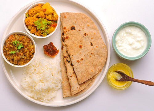 Roti chawal Food in paying guest near me for female and male